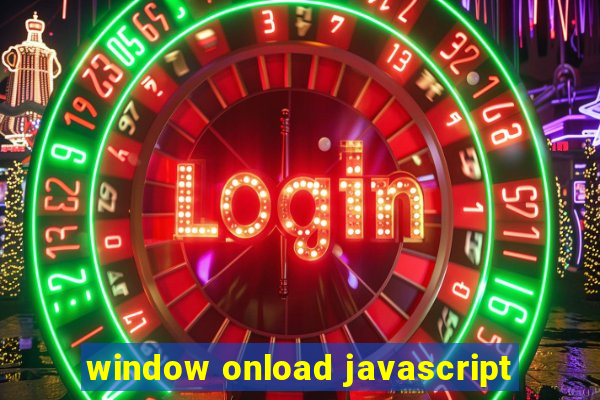 window onload javascript